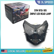 SYM VF3i VF3 VF3I-185 VF3 185 LED HEAD LAMP ASSY HEAD LIGHT LAMPU DEPAN SMOKE ZHI PHAT