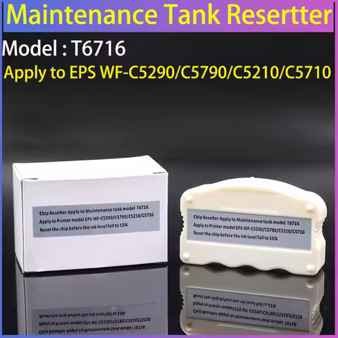 Maintenance Tank Chip Resetter T6716 Apply to EPS WF-C5290/C5790/C5210/C5710 Epson Printer Cartridge