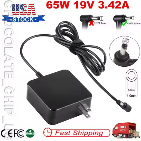 AC Adapter For ASUS VivoBook S15 S530FN S530UN Laptop 65W Charger Power Supply