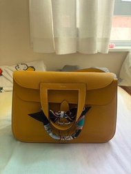 ❤️Hermes ❤️Halzan 31 stamp C不包twilly not Lindy Chanel 2424 dior Evelyn 