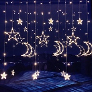 AT&amp;💘Junebride Colored Lights Decoration Birthday Decoration Flashing Light String Light XINGX Moon-Light Lamp Proposal A