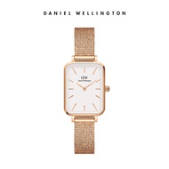 Daniel Wellington แท้ นาฬิกา QUADRO DW watch for women นาฬิกาหญิง  นาฬิกาสี่เหลี่ยมจัตุรัสขนาดเล็ก มรกต ส่งสร้อยข้อมือ