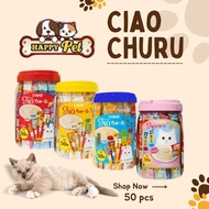 HOT ITEM CIAO CHURU CAT TREAT 50PCS