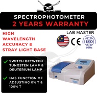 LAB MASTER/MALAYSIA Spectrophotometer with Tungsten & Deuterium Lamp for Lab Industry R&D