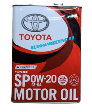 GENUINE Toyota SP 0W20 Synthetic SP GF-6A Engine Oil 4L 08880-13205