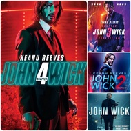 [DVD HD] จอห์นวิค ครบ 4 ภาค-4 แผ่น John Wick 4-Movie Collection (มีพากย์ไทย/ซับไทย-เลือกดูได้)