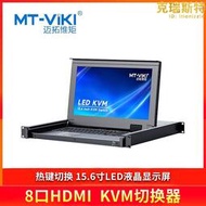 邁拓維矩（MT-viki）HDMI KVM切換器MT-1568HL熱鍵15.6寸LED屏