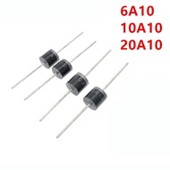 20PCS/lot 6A10 10A10 20A10 R-6 DIP 6A 10A 1000V Rectifier Diode Charging Diode New Good quality