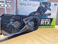 การ์ดจอ RTX 3060TI - GALAX GeForce RTX™ 3060 Ti EX (1-Click OC Feature)  8GB GDDR6 256-bit DP*3/HDMI (สินค้ามือ2)ใช้งานปกติ ประกันศูนย์ไทยถึง 12/2566) สินค้าพร้อมส่ง