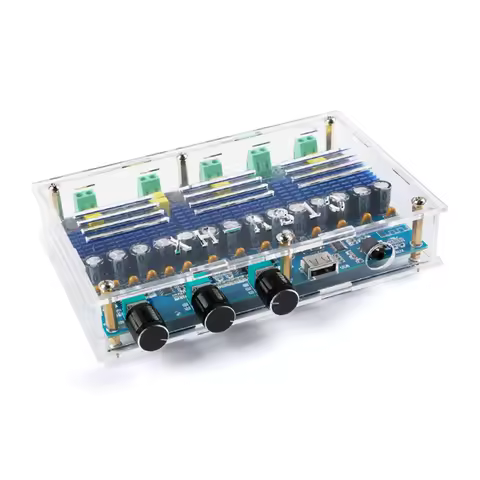 B63B-2X50W 2X100W TPA3116D2 Bluetooth 5.0 Digital Amplifier Board Subwoofer 4 Channels TPA3116 Class