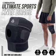 CoreNation Ultimate Sports Knee Support Knee Brace With Side Stabilizers & Patella Gel Pads for Maxi