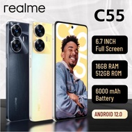 Realme C55 Phone Original 16GB +512GB Cellphone Sale Mobile Phone Gamming 5G Smartphone COD