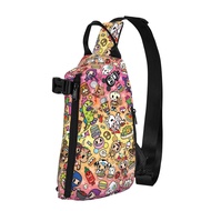 Tokidoki Men's Trendy Casual Messenger Chest Bag Casual Backpack Sports Waist Bag