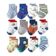 K1104-KB161 Kindergarten Socks 3-5 Years Old There Is Anti-Slip. Silicone Floor Rubber Chewy Walking