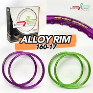 OFFER NOW 🔥 160-17 ALLOY RIM RACING (2PCS/SET) 17INCH 7SPEED SEVEN SPEED 7 SPEED GREEN PURPLE HONDA 