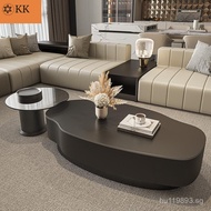 Light Luxury Combination Irregular Living Room Home Italian Style Rock Board Table High-end Simple M
