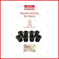 ☩ ℗ ▼ Shackle Bushing Rear Leaf Spring Bushing (Set): Crosswind Sportivo TFR Fuego Hilander Dmax Al