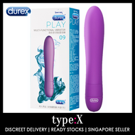 Durex Play 09 Multi-Functional Vibrator - Adult Massage Dildo Vibrator Magic Wand - Clitoral Stimulator Sex Toys Erotic - for Women / Couples