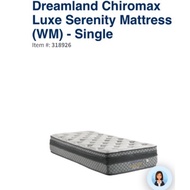 Dreamland Chiromax Luxe Serenity Mattress (WM) - Single amway