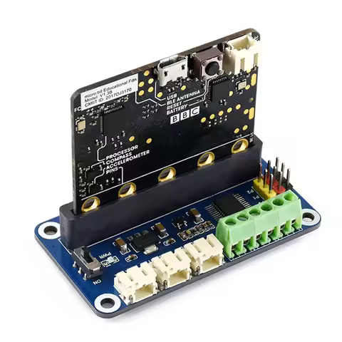 【Flash&Deal!】{2 Channel Motor Driver Expansion Breakout Board for BBC Microbit Micro-Bit V1.5 V2 Boa