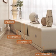 Combination Modern Light Small Apartment Luxury Coffee Table Hollow TV Cabinet Solid Wood Simple Cab