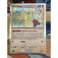 Pokemon TCG SV3.5 151 - Ditto - 132/165 - Holo Rare