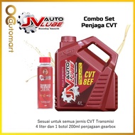 [Bundle Deal] JV Auto Lube Set CVT Oil 8EF (4 Liter) + Gearbox Treatment AT-1004 (1 Bottle)