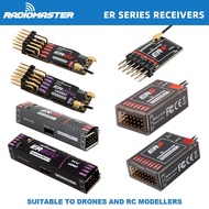 Radiomaster PWM Mini Receiver ER4 ER6 ER6G ER6GV ER8 ER8G ER8GV 4-8CH CRSF ExpressLRS 2.4GHz 100mw f