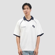 Nevada Terry Varsity Look Kaos Polo Oversize Pria 123918351