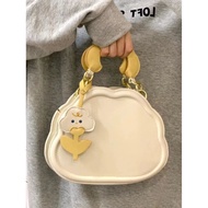 [doulaimei001.my] Ready Stock Promotion Bag new Style crossbody Bag cream cloud Bag Summer All-Match