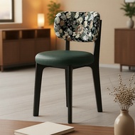 Vintage Solid Wood Dining Chair, Nordic Light Luxury Minimalist Style for Home & Hotel Kerusi Makan 