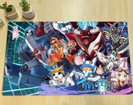 YuGiOh Machina Megaform TCG Rescue Cat Metalcruncher CCG Playmat Trading Card Game Duel Mat Rubber Mouse Pad Zone Free