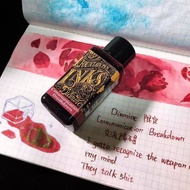 Diamine Germany Ink Pen Ink Skull & Roses November Rain