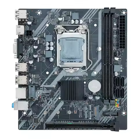 New H61-LGA 1155 desktop motherboard with X7-B91-V1.6A-AB chipset, supports Intel Core i3, i5, and i