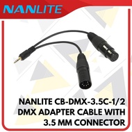 Nanlite CB-DMX-3.5C-1/2 DMX Adapter Cable with 3.5mm Connector