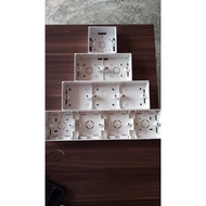 PVC NUT BOX  (WHITE)