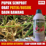 BIOPATEK Obat Patek Busuk Daun Bawang Layu dan Kuning Bawang Merah Bawang Putih dan Bawang Daun- Pupuk Fungisida Bakterisida Atasi Patek Busuk Kuning Layu Bawang Merah Putih dan Bawang Daun Terbaik 100% Original Ampuh Paling Laris