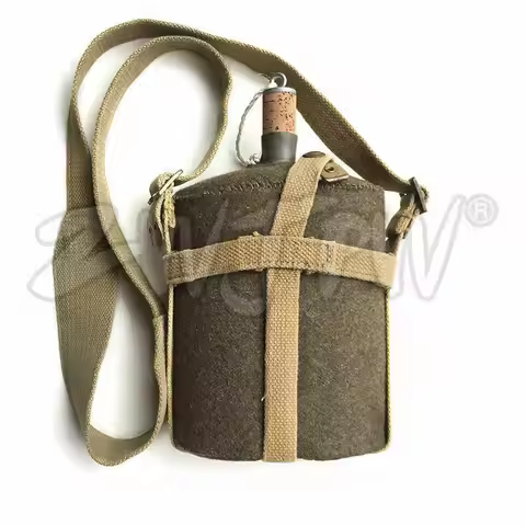 OUTDOORS MILITARY WWII UK BRITISH ARMY P37 WATER BOTTLE CANTEEN full-size armyshop2008