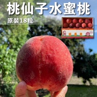 預購【水果狼】美國空運 誼馨園桃仙子水蜜桃18顆 / 4.5kg 原裝箱 (7月初陸續開始出貨)