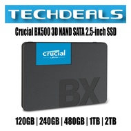 Crucial BX500 3D NAND SATA 2.5-inch SSD |120GB | 240GB | 500GB | 1TB | 2TB
