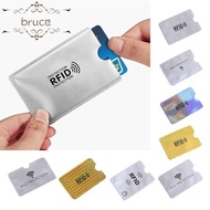 BRUCE1 10pcs NFC Blocking Case, Reader Lock Aluminium Foil Anti RFID Card Holder, Resuable Korean Style Anti Theft Silver ID Card Box Outdoor