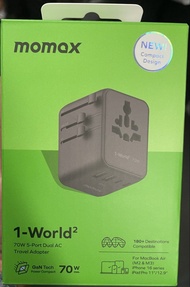Momax 1-World² 70W 行貨 5-Port Travel Adapter