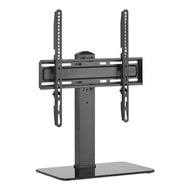 BRATECK LDT03-23M 旋轉桌上型電視架附玻璃底座(32"-55")434W x 260D x 666Hmm - 黑色