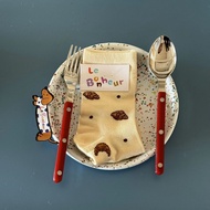 Japanese Children Handmade Pure Cotton Croissant Socks Soft Socks Cute Mid-tube Baby Socks