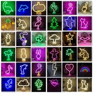LED Neon Light Battery Fairy Light Party Christmas Decorative Night Lamp