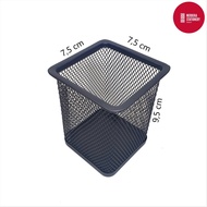 Desk/Stationery/ATK/Pen Organizer/Holder/Stand Black Square Iron Stationery Holder 7.5 x 7.5 x 9.5 c