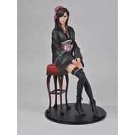 (NO BOX) SE STATIC ARTS FF7 Tifa Exotic Kimono PA Custom Black Dress Model Figurine