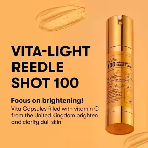 Vita-Light Reedle Shot 100 Microcrystalline Serum Sensitive Skin Hydrating Brightening Oil Control P