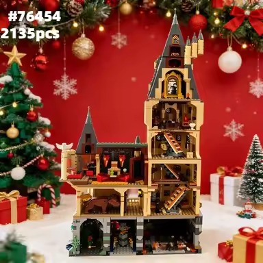 Hogwarts Main Tower Detailed Model Kit Limited Style Present 76454