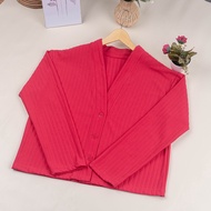 AQILA - Crop Cardigan Wannes Bahan Knit Premium / Outer Top Knitwear Cardigan Wanita